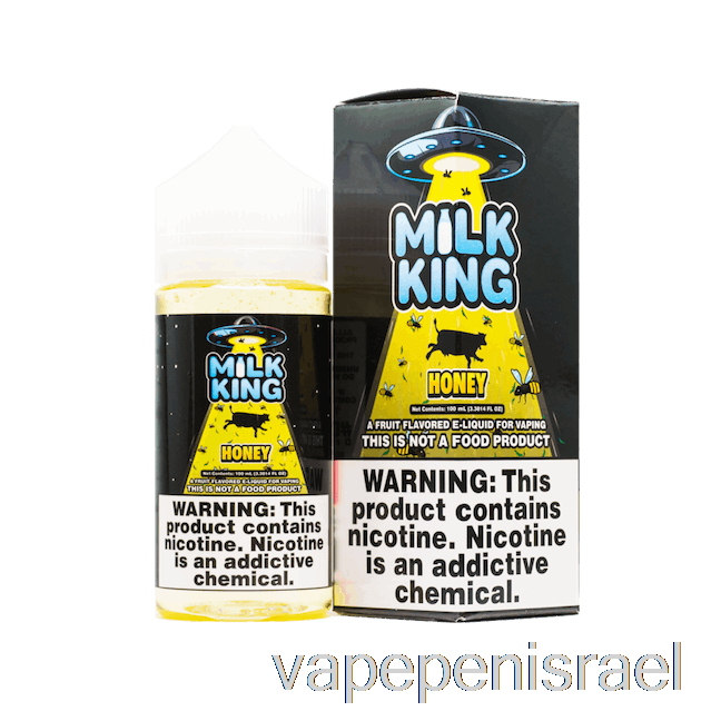 חד פעמי Vape ישראל דבש - חלב קינג - 100 מ"ל 3 מ"ג